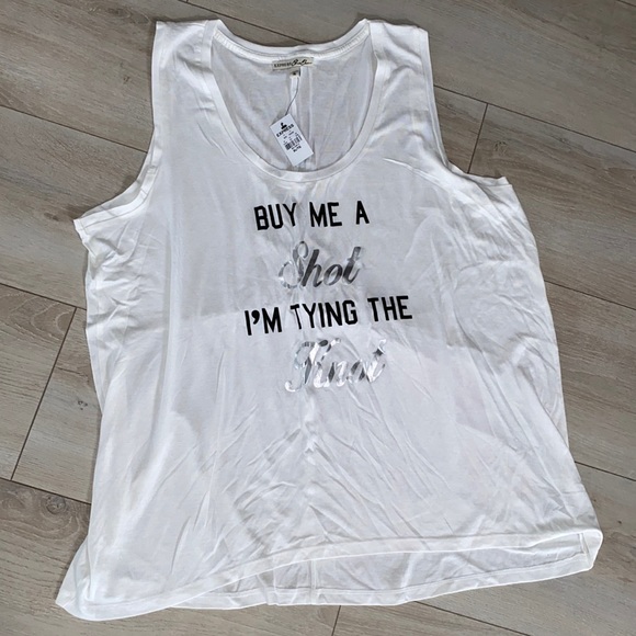 NWT Express Bride Tank - Picture 1 of 2